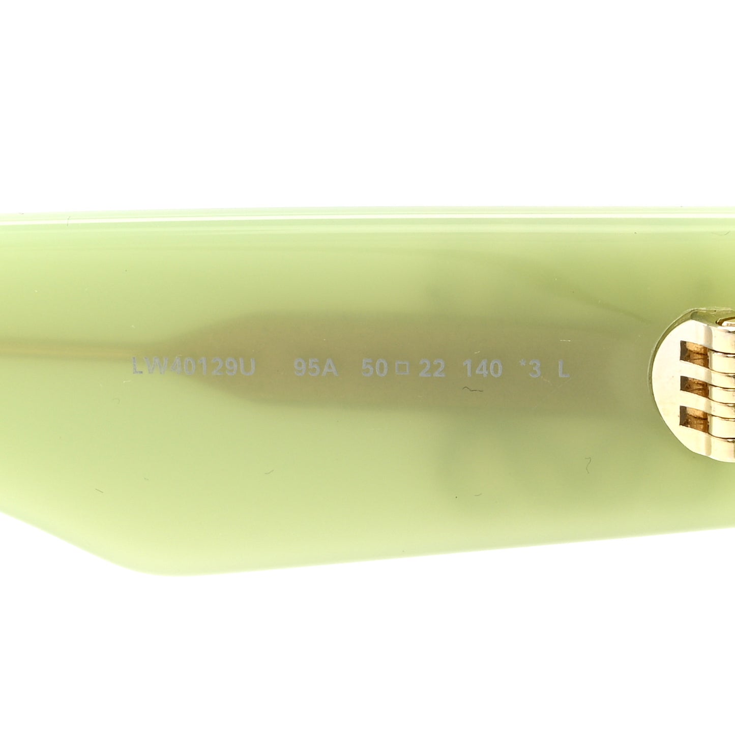 Acetate Anagram Sunglasses LW40129U Light Green
