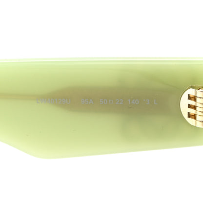 Loewe Acetate Anagram Sunglasses LW40129U Light Green 7 of 8