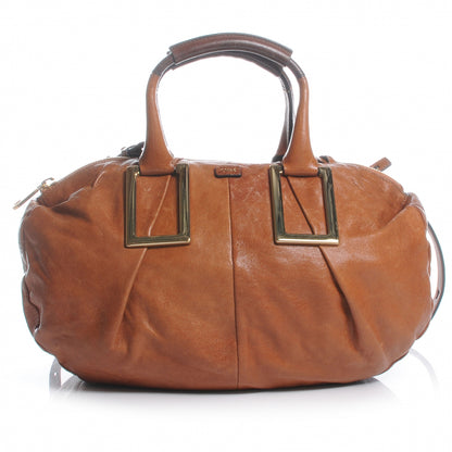 Chloe Leather Ethel Satchel Tan 1 of 8