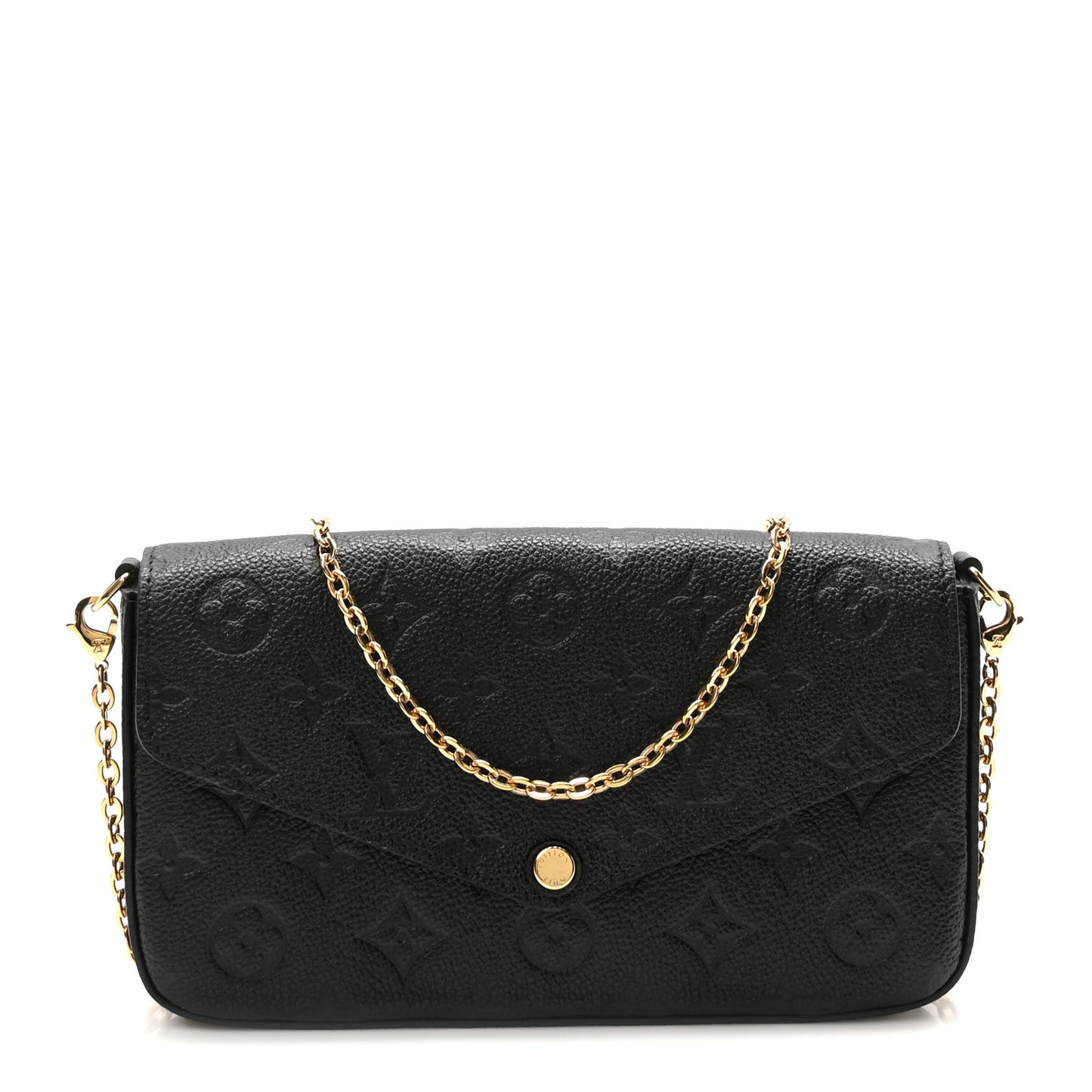 Empreinte Pochette Felicie Chain Wallet Black