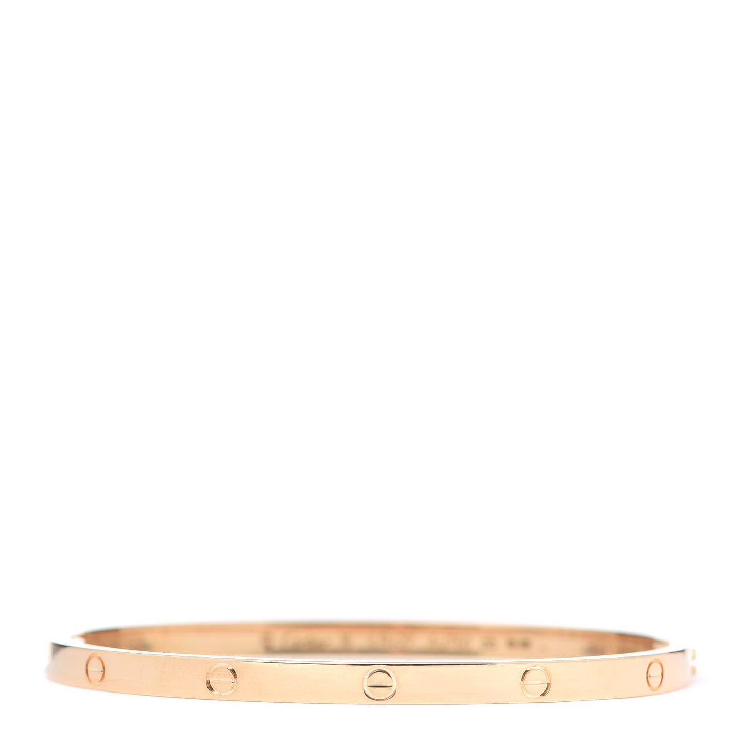 18K Yellow Gold Small LOVE Bracelet 16