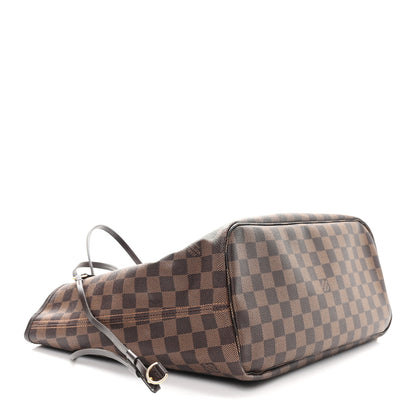 Louis Vuitton Damier Ebene Neo Neverfull MM Rose Ballerine 5 of 13