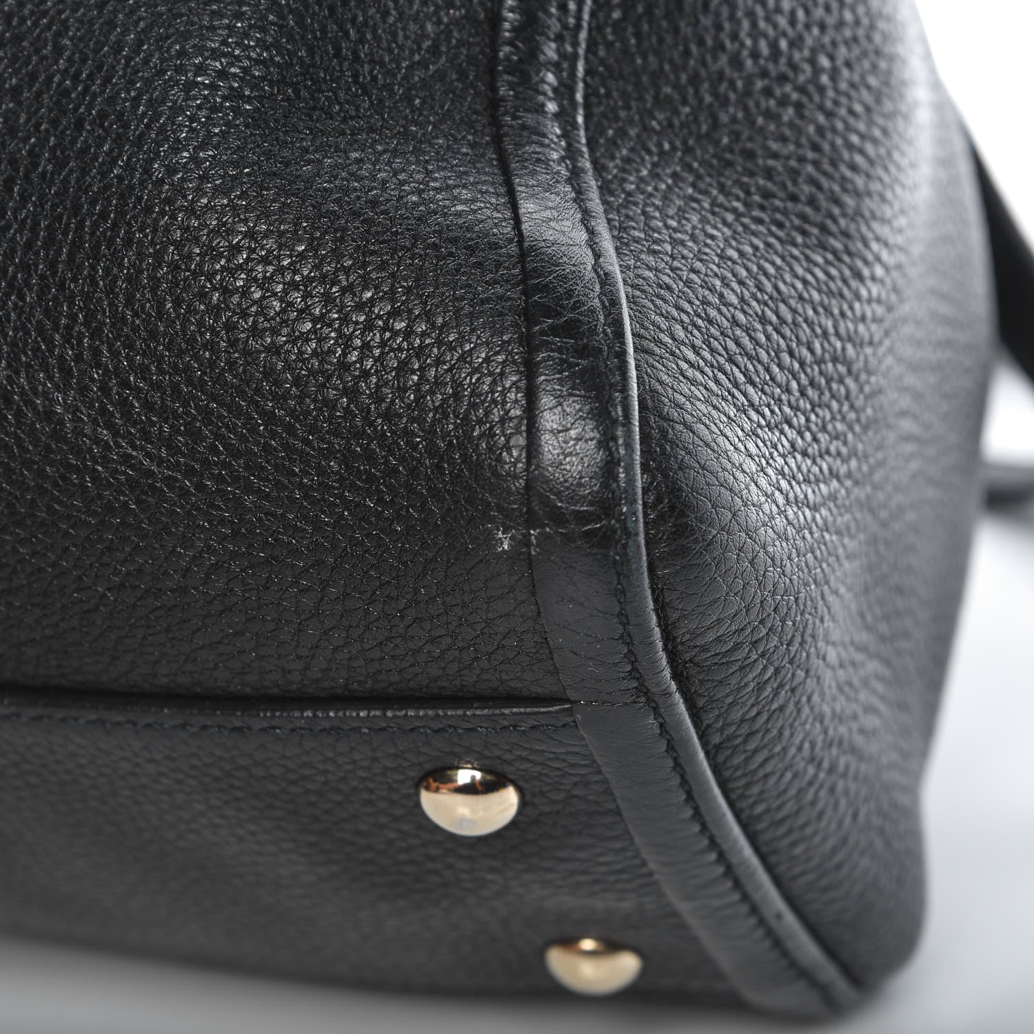Gucci Pebbled Calfskin Small Soho Shoulder Bag Black 13 of 15