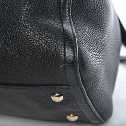 Gucci Pebbled Calfskin Small Soho Shoulder Bag Black 13 of 15