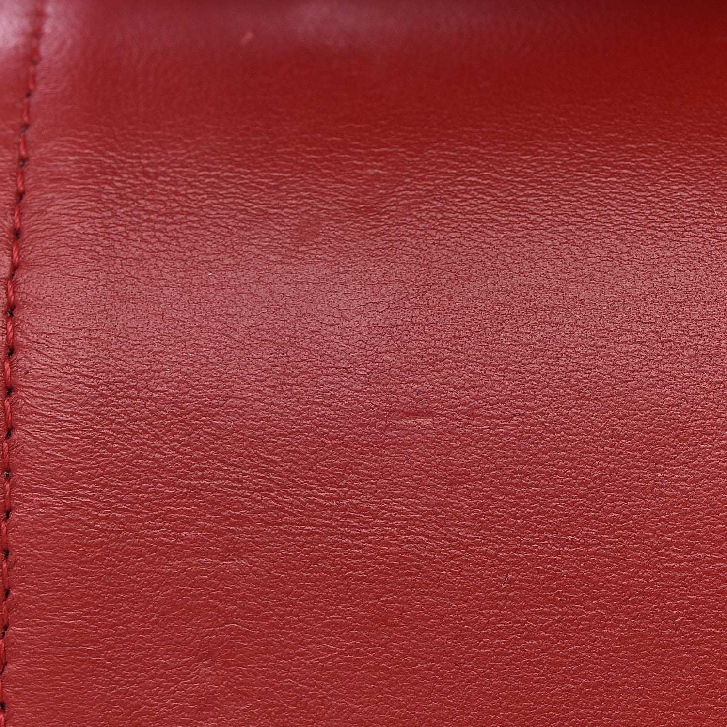 Chanel Lambskin Chevron Quilted Jumbo Double Flap Dark Red 12 of 18