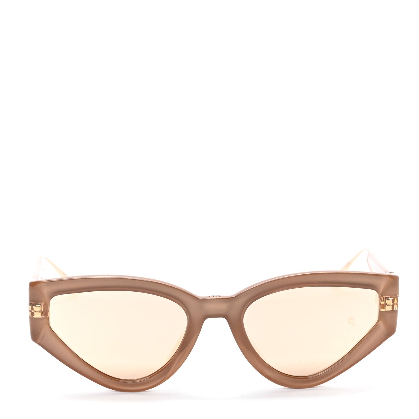 Acetate CatStyleDior1 Mirror Sunglasses Pink Gold