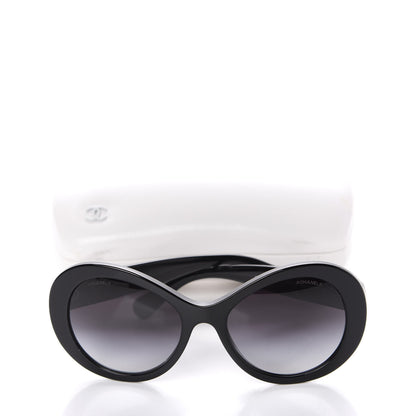 Chanel Oval CC Sunglasses 5372 Black 7 of 7