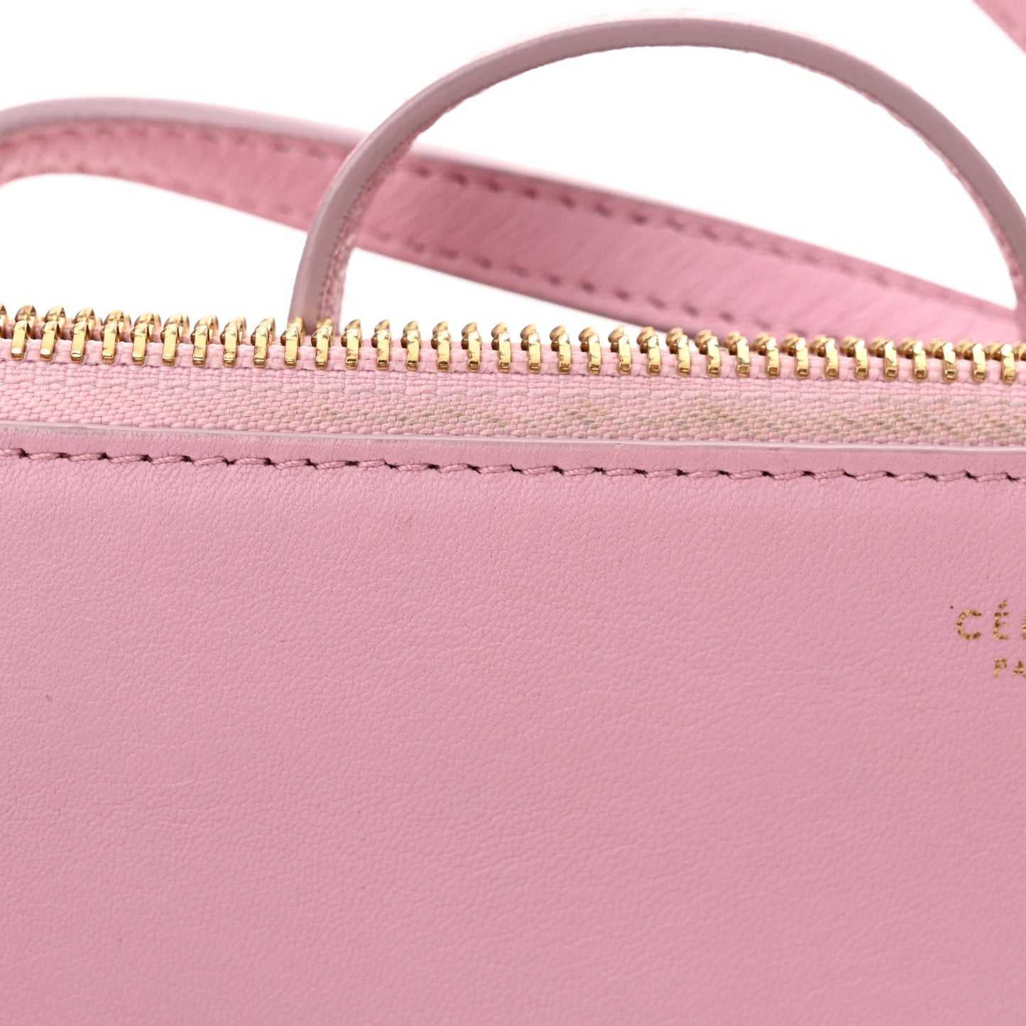 Lambskin Small Trio Crossbody Bag Pink