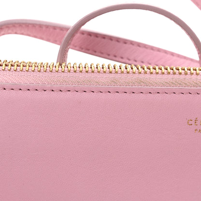 Celine Lambskin Small Trio Crossbody Bag Pink 13 of 14