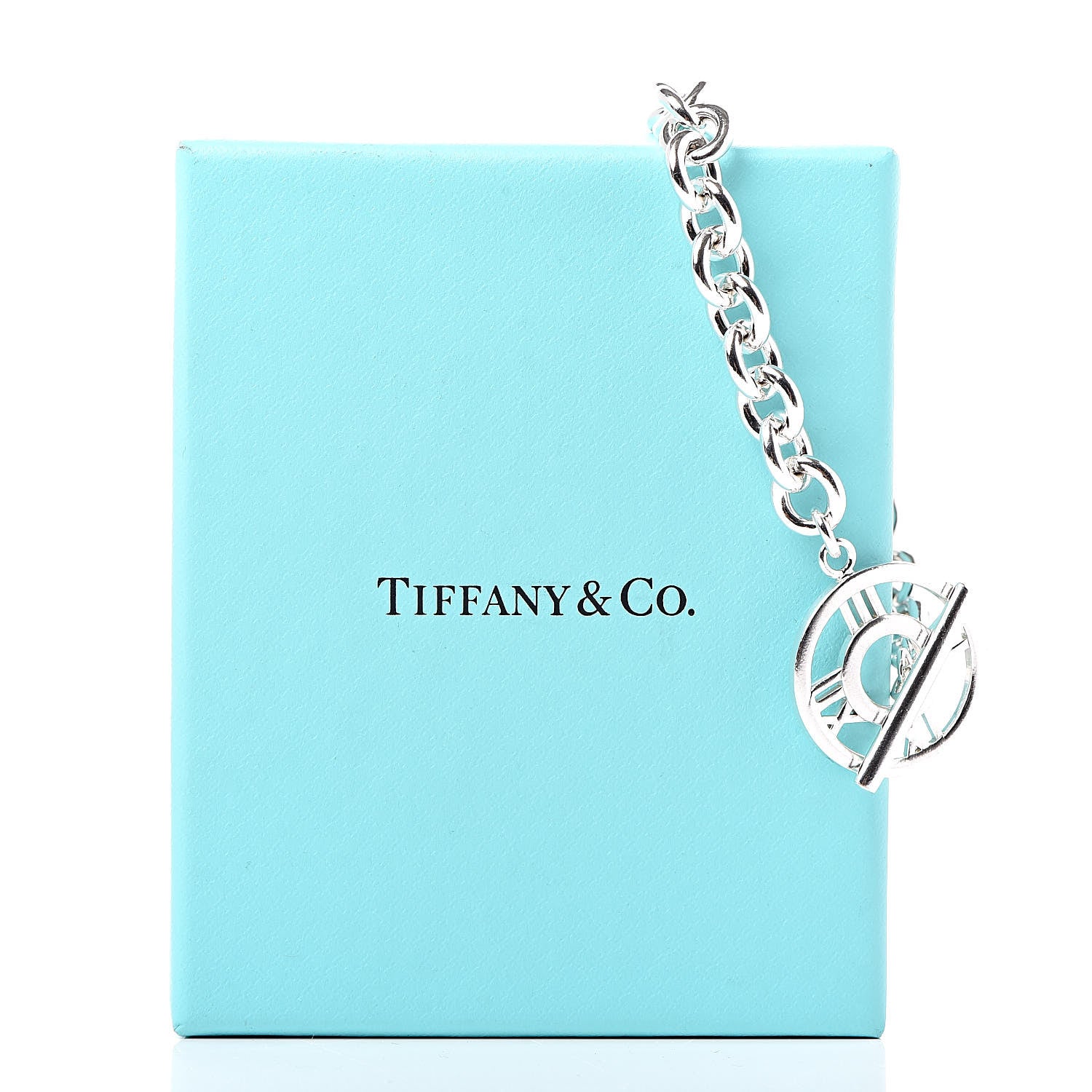 Tiffany Sterling Silver Atlas Toggle Bracelet 5 of 5
