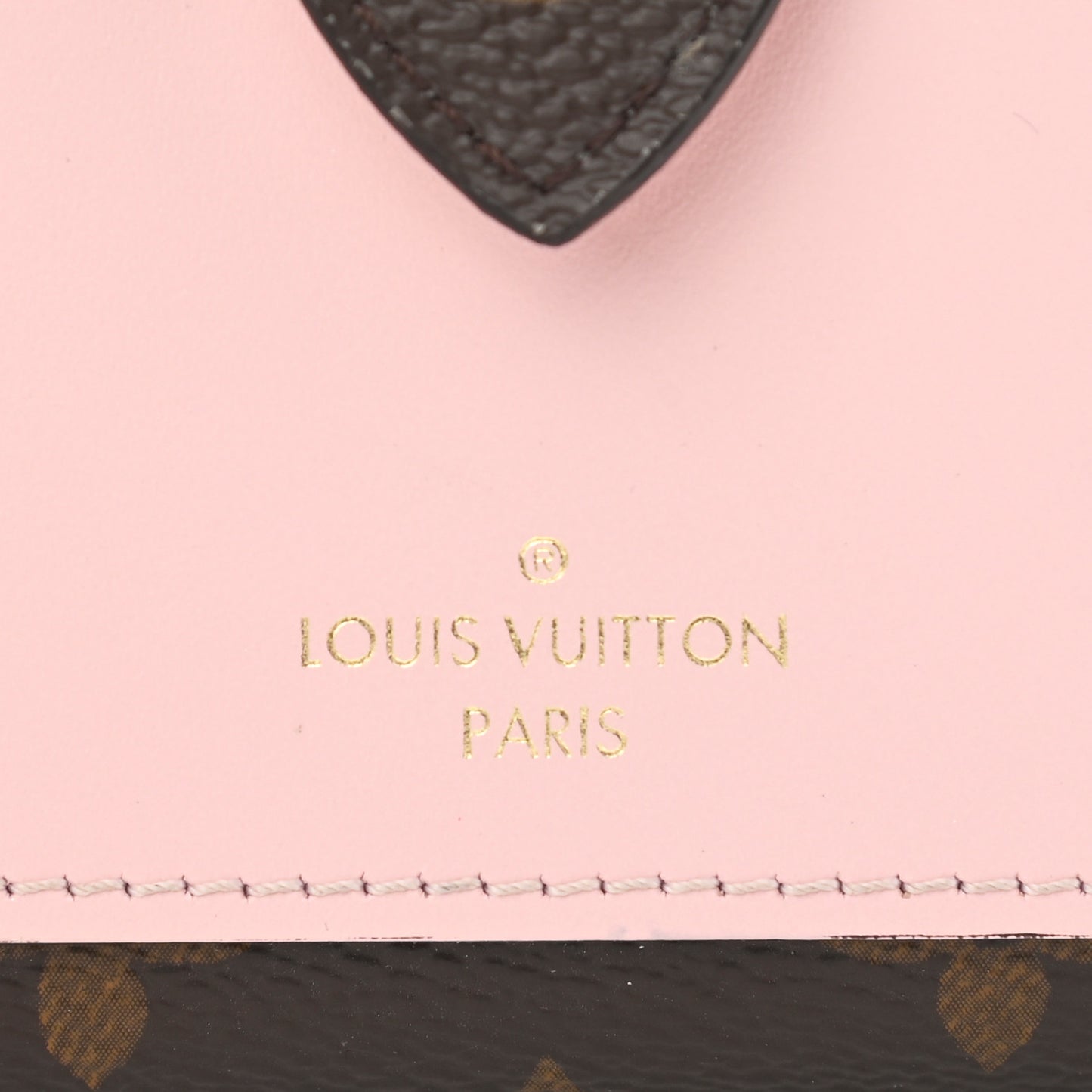 Monogram Juliette Wallet Rose Ballerine