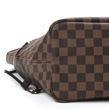 Louis Vuitton Damier Ebene Neo Neverfull MM Rose Ballerine 7 of 9