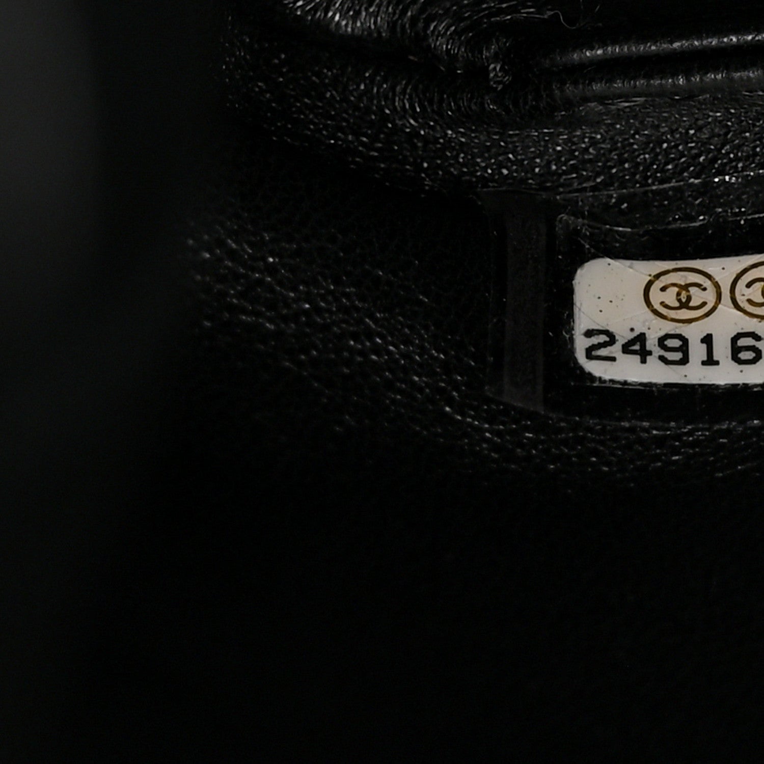 Chanel Fur Chain Drawstring Bucket Bag Black 8 of 11