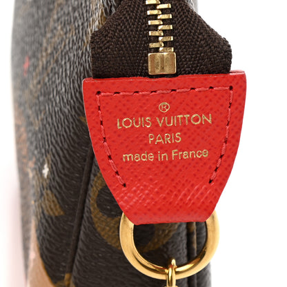 Louis Vuitton Monogram 2018 Christmas Animation Mini Cats Pochette Accessories 7 of 8