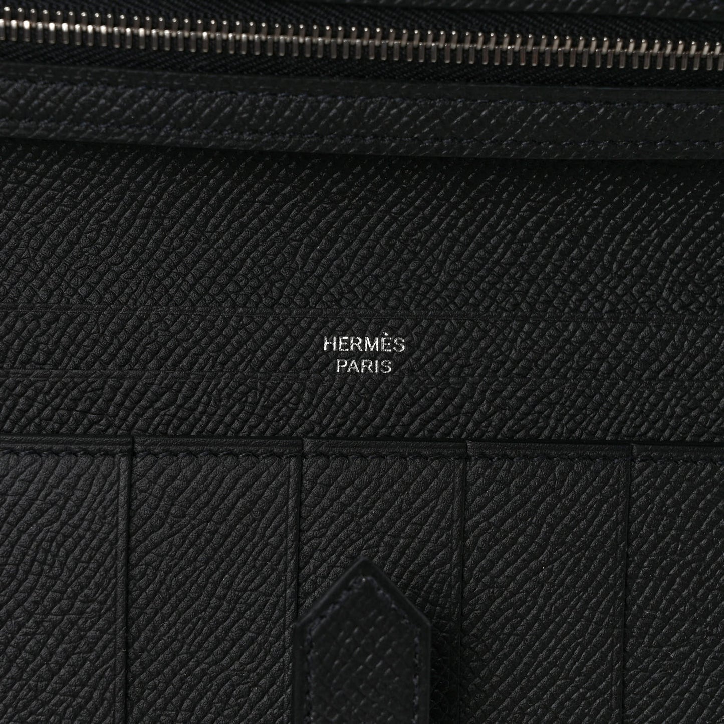 Epsom Monochrome Bearn Gusset Wallet Black