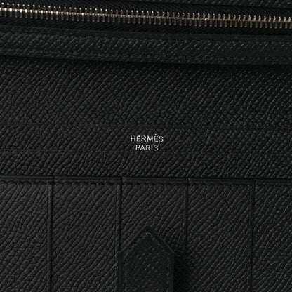 Hermes Epsom Monochrome Bearn Gusset Wallet Black 6 of 7