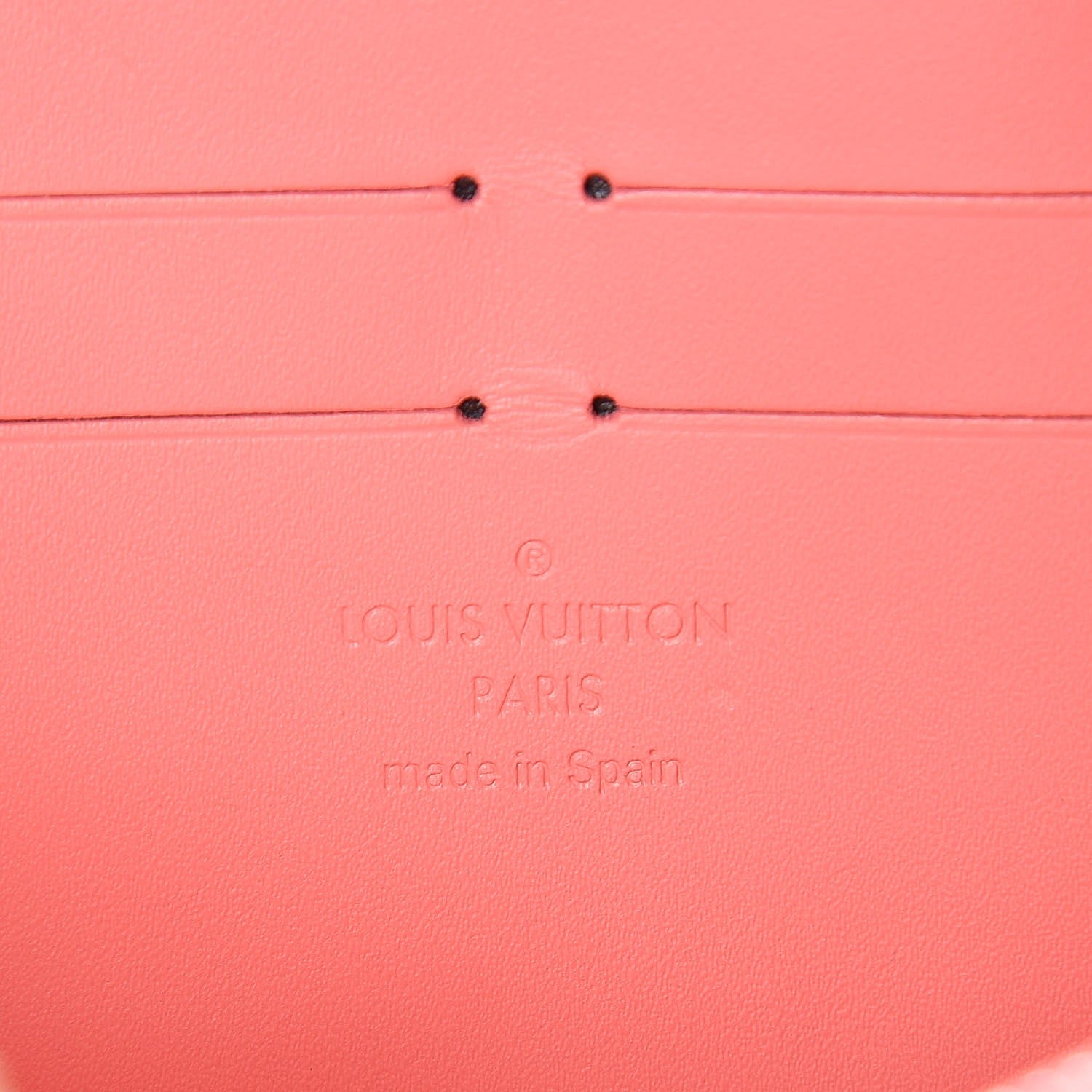 Louis Vuitton Vernis Zippy Wallet Poppy 6 of 7