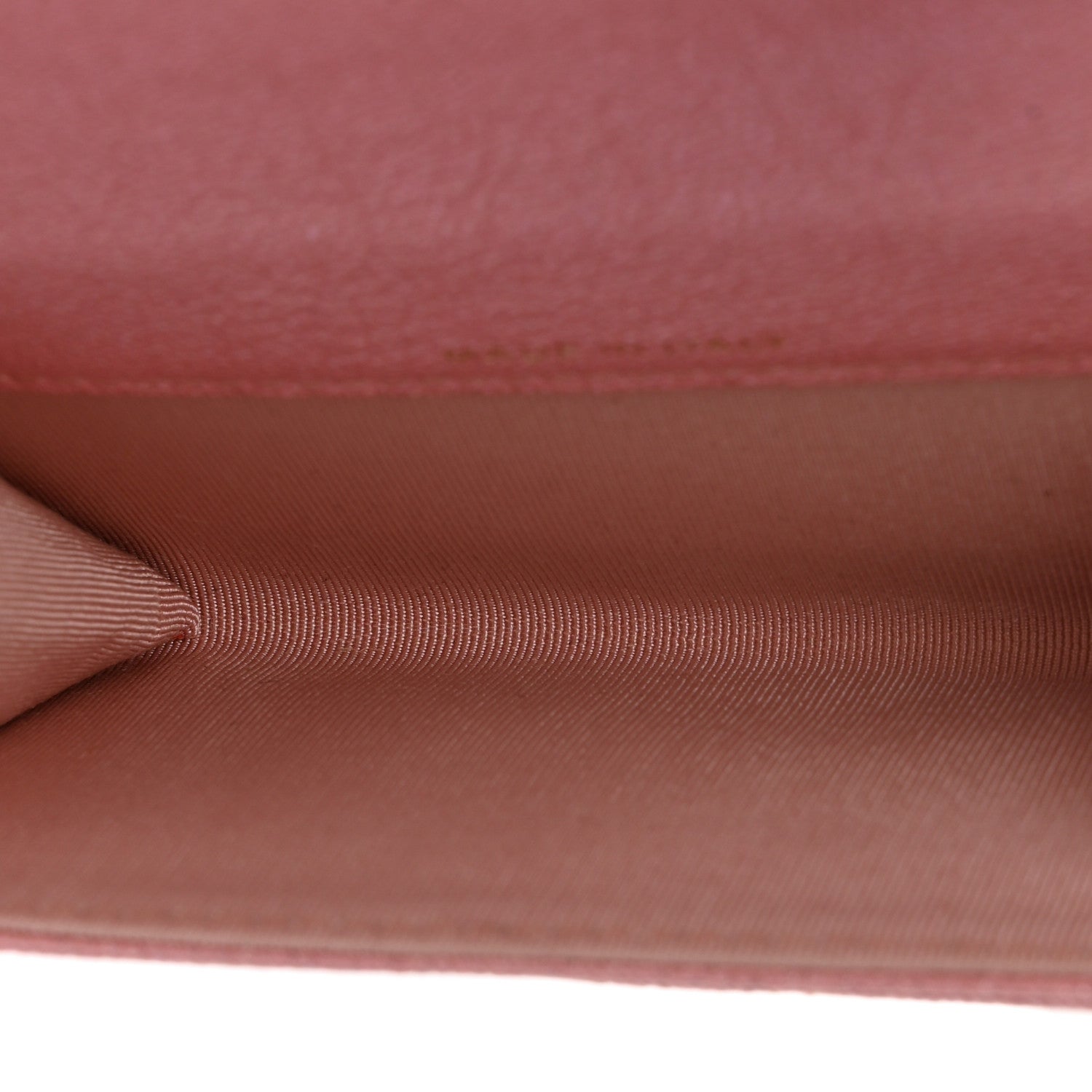 Chanel Iridescent Caviar Quilted Flap Card Holder Rose Pink 5 of 12