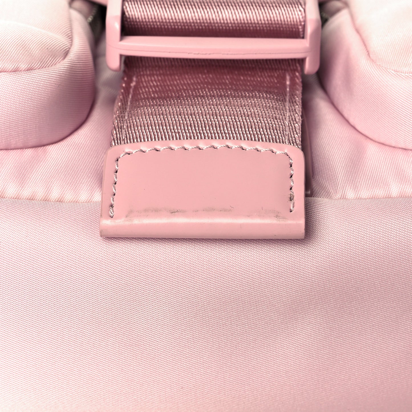 Re-Nylon Spazzolato Double Pocket Buckle Shoulder Bag Alabastro