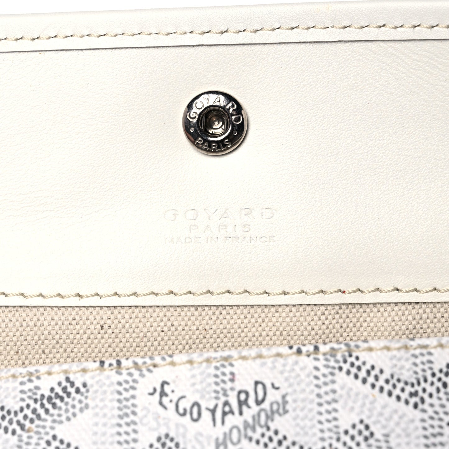 Goyardine Saint Louis PM White