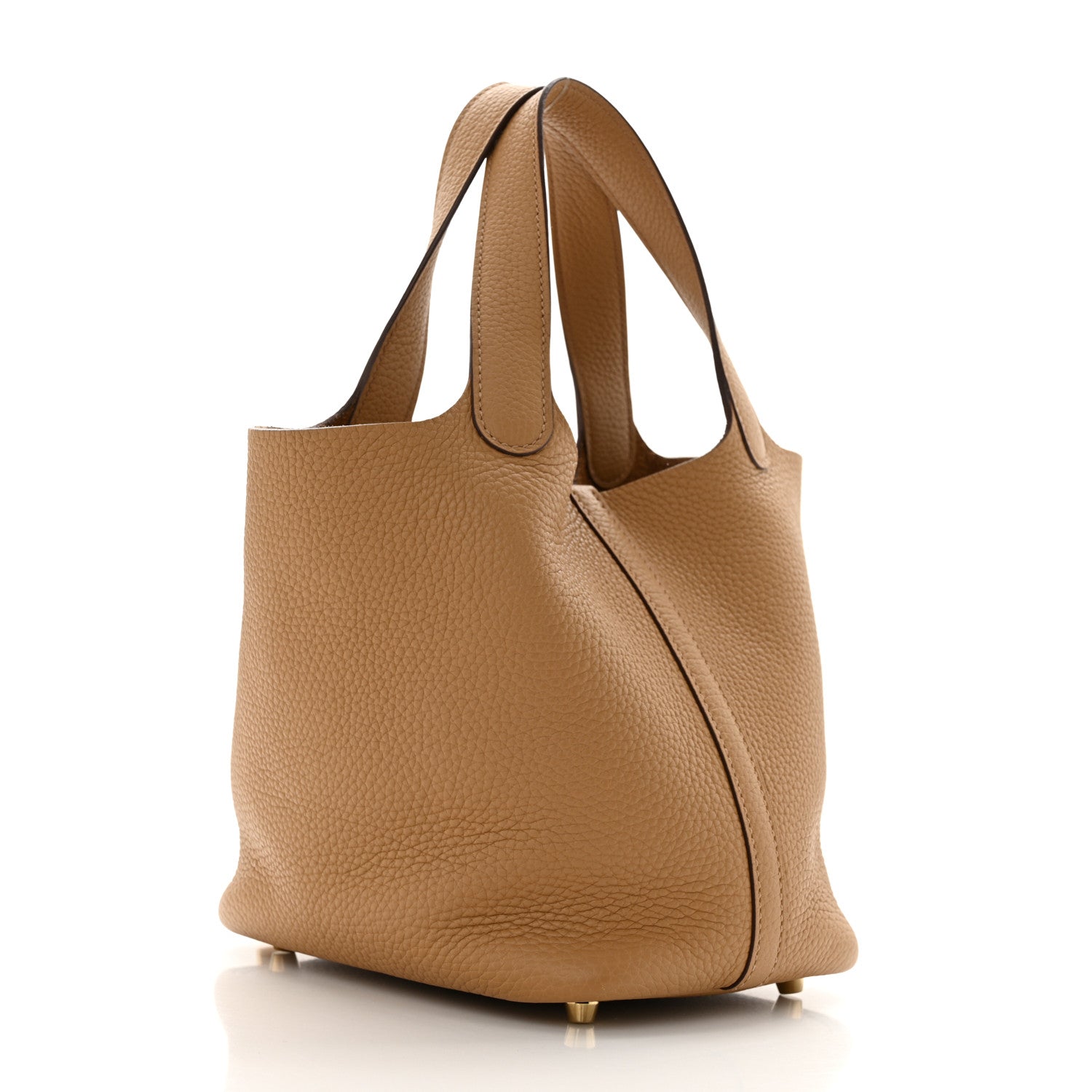 Hermes Taurillon Clemence Picotin Lock 18 PM Biscuit 2 of 11