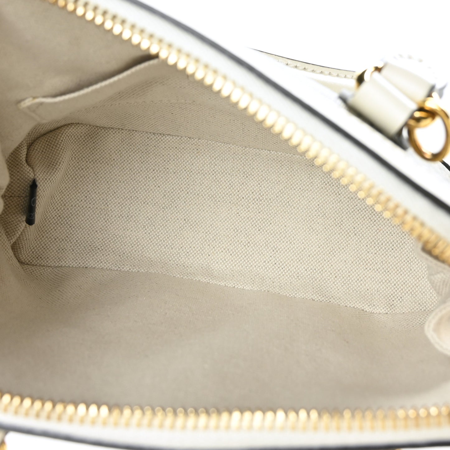 GG Supreme Monogram Azalea Calfskin Mini Horsebit 1955 Top Handle Bag Beige Ebony Mystic White