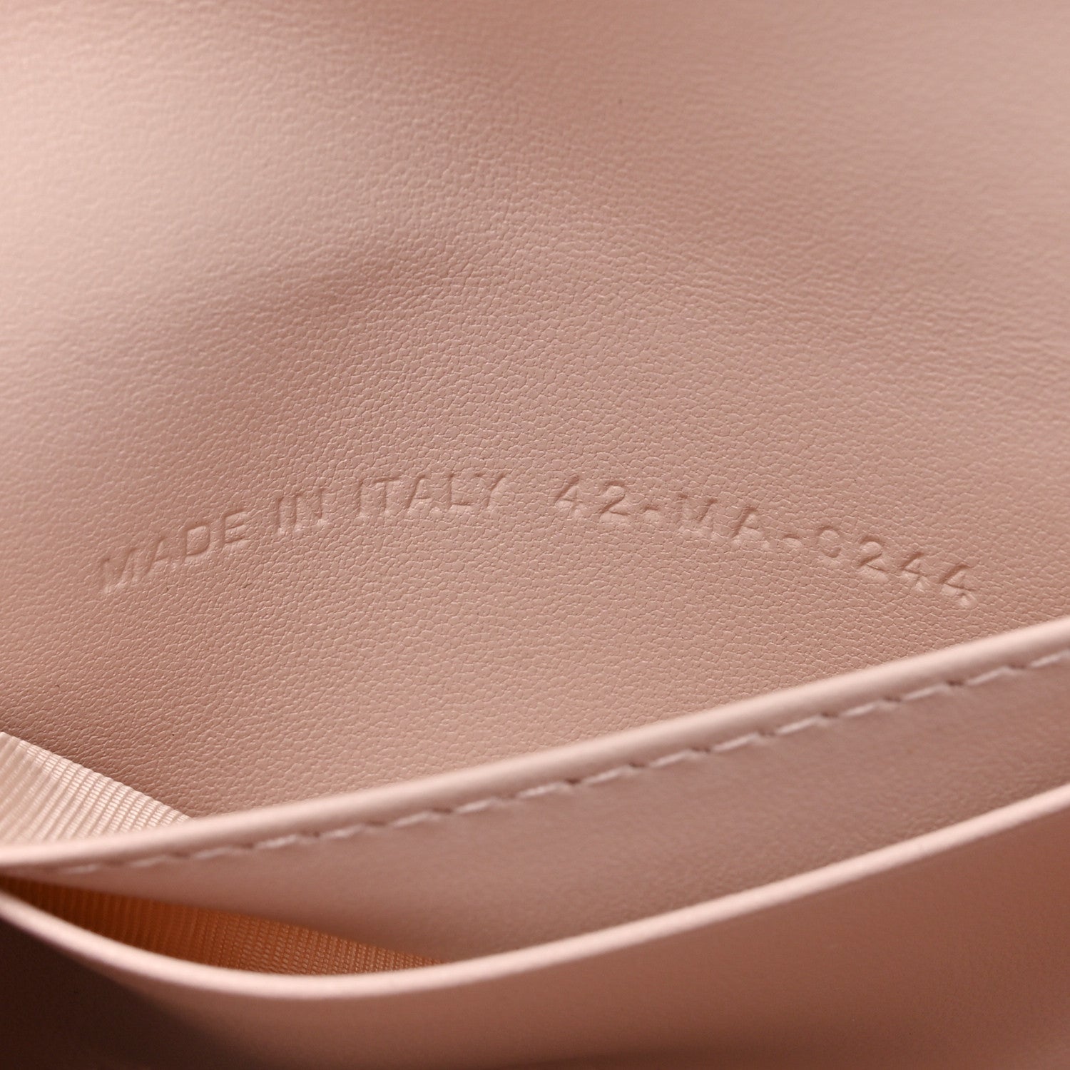 Christian Dior Lambskin Cannage Miss Dior Glycine Wallet Powder Pink 7 of 9