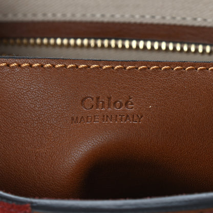 Chloe Suede Small Lexa Shoulder Bag Sienna Red 5 of 10