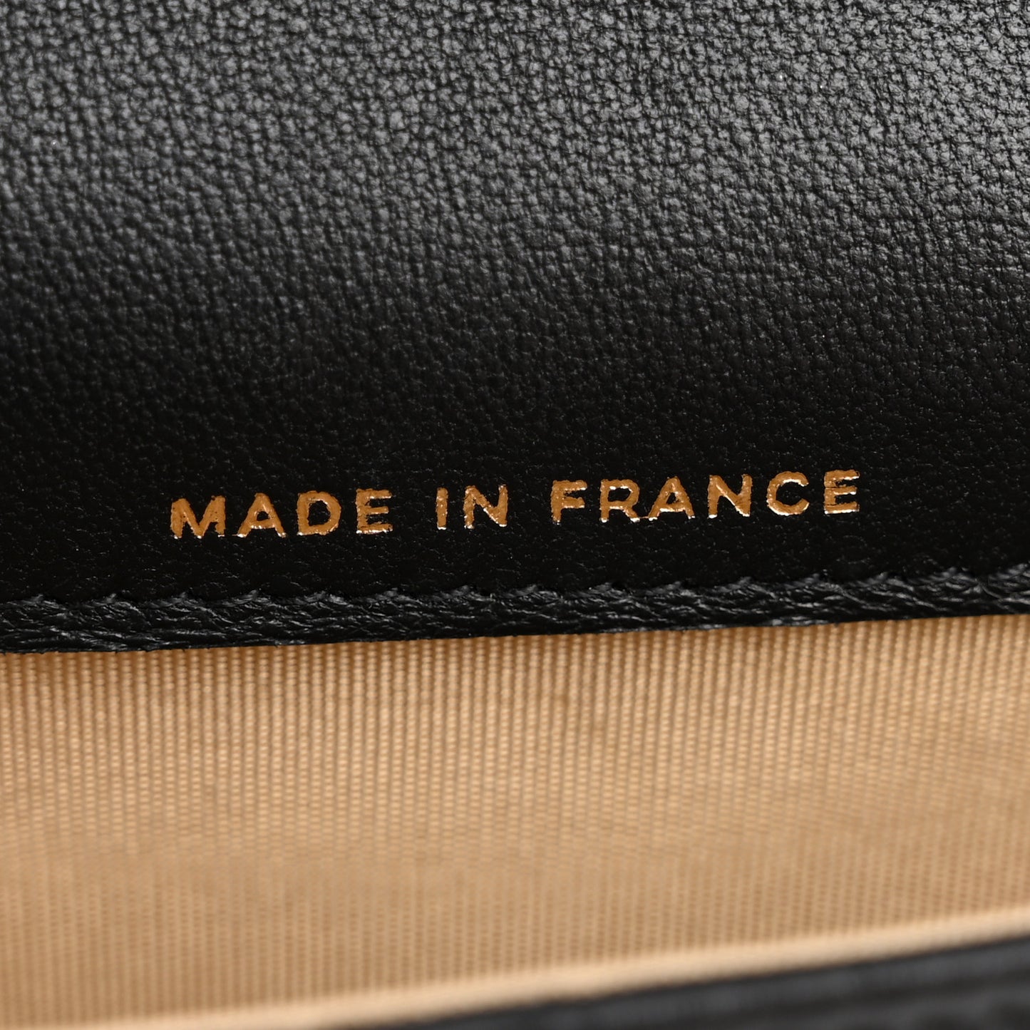 Lambskin Quilted Pearl Crush Flap With Chain Black