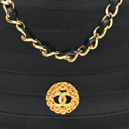 Chanel Lambskin Ribbon Stitched Small Single Flap Black 8 of 10
