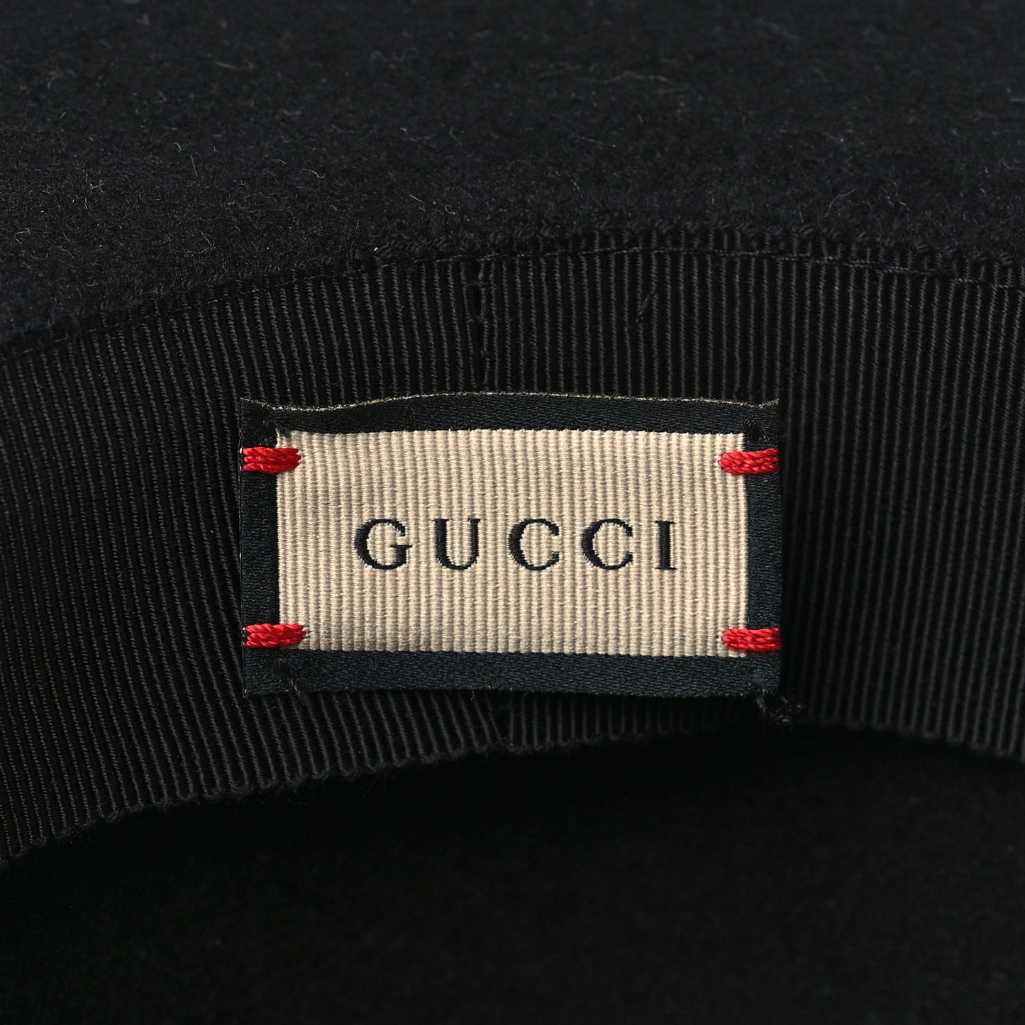 Felt Wide Brim Hat M Black