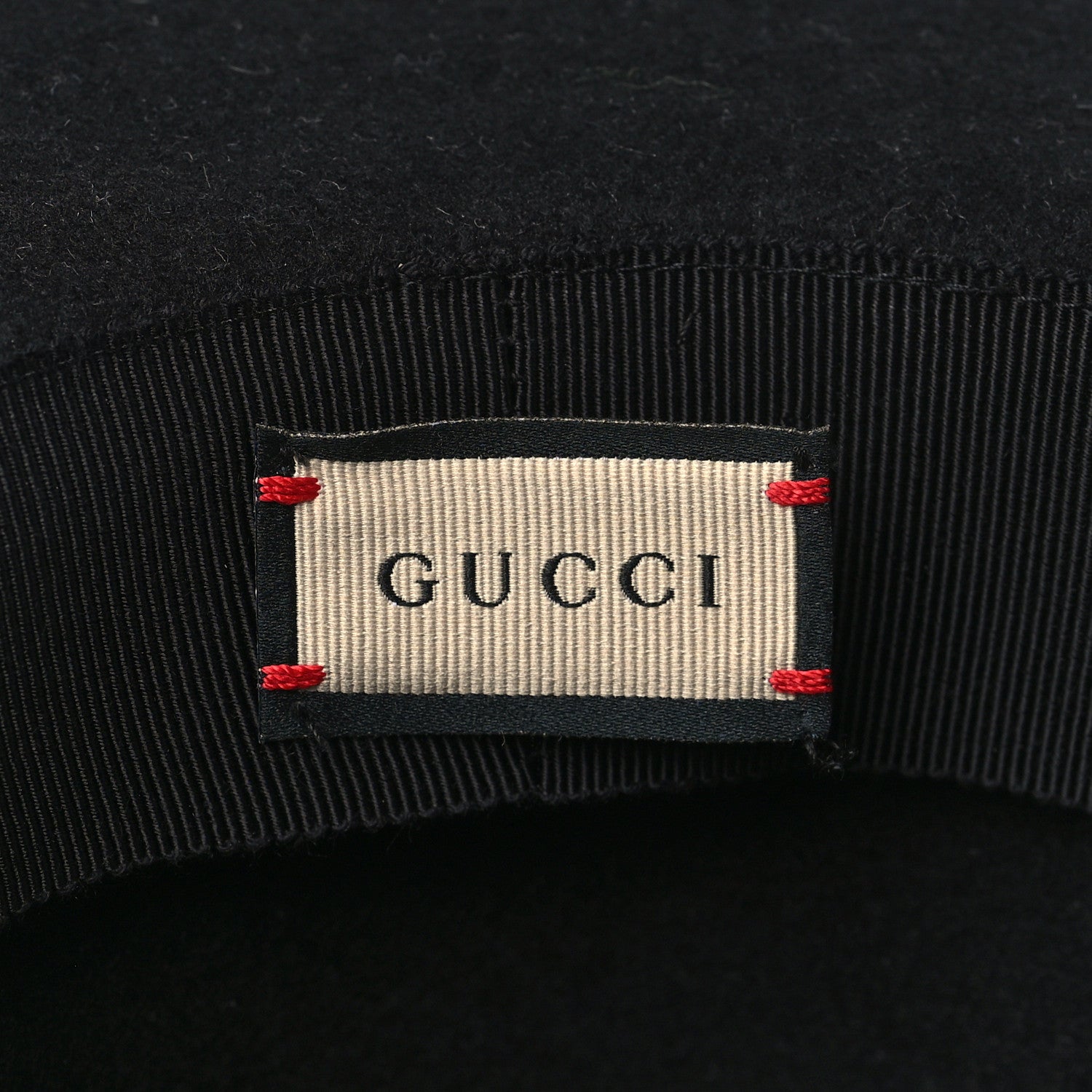Gucci Felt Wide Brim Hat M Black 8 of 9