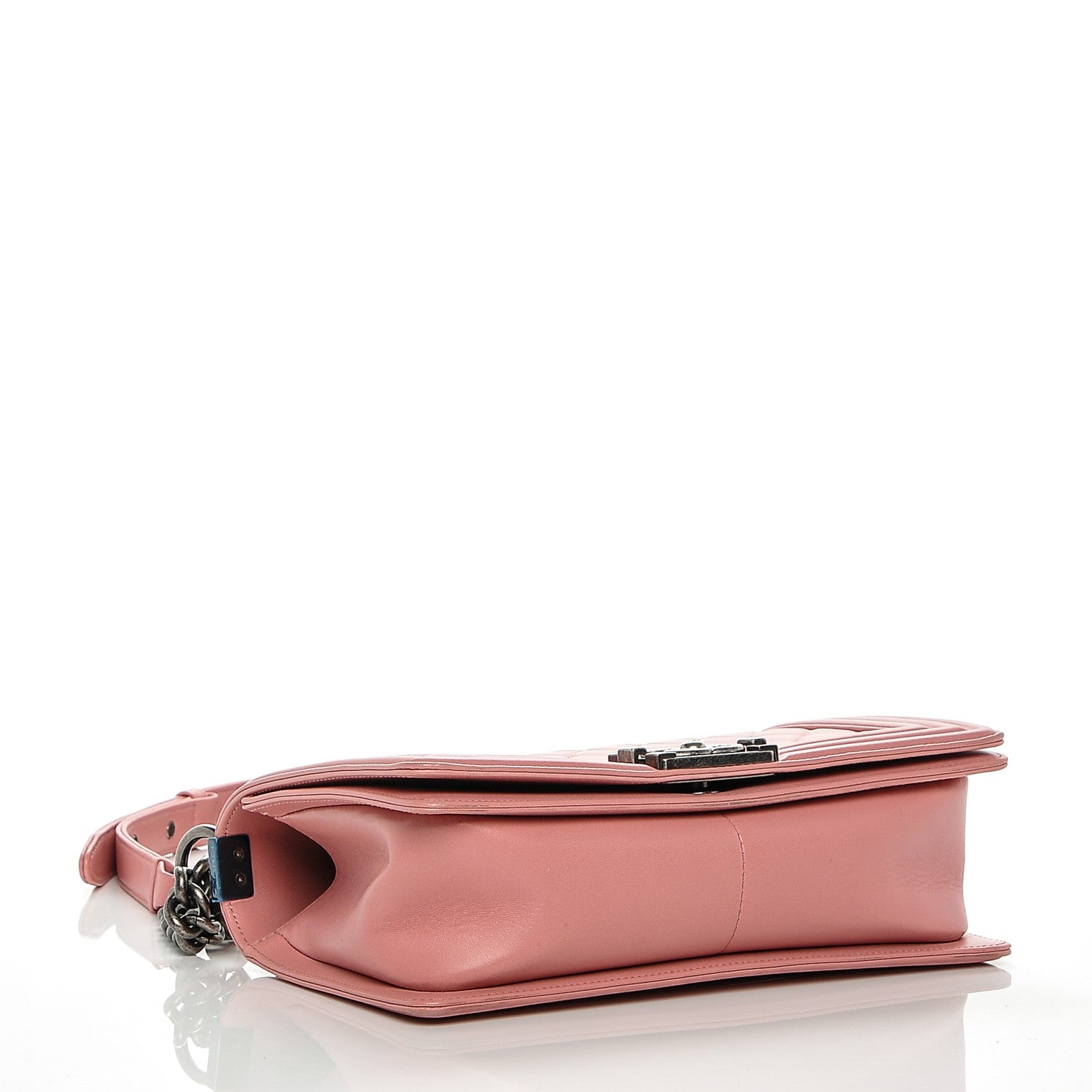 Chanel Lambskin Quilted Medium Boy Flap Light Pink 4 of 8