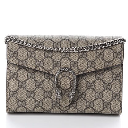 Gucci GG Supreme Monogram Mini Dionysus Chain Wallet Beige Taupe 6 of 8