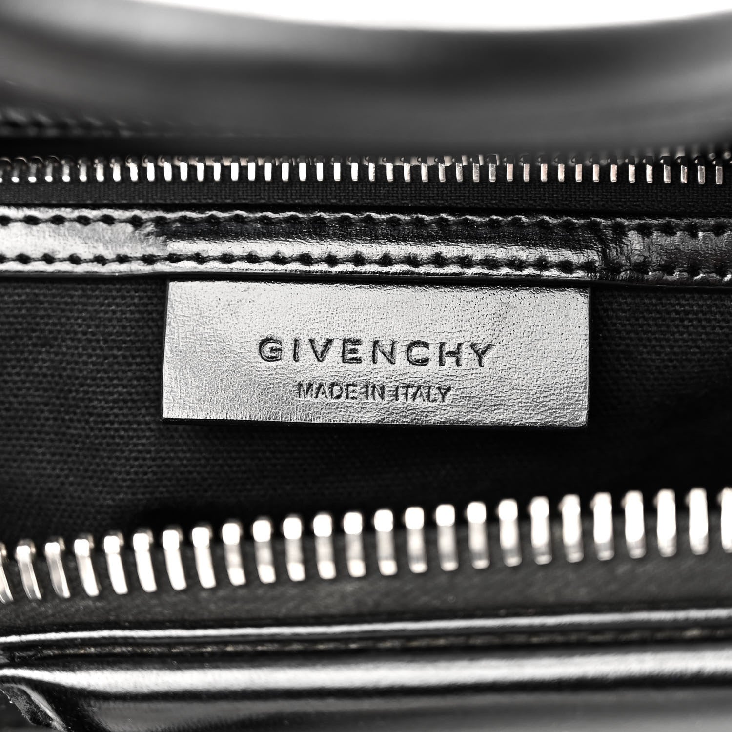 Givenchy Shiny Lord Calfskin Small Antigona Black 6 of 10