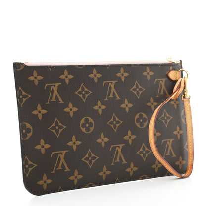 Louis Vuitton Monogram Neverfull MM GM Pochette Rose Ballerine 3 of 8