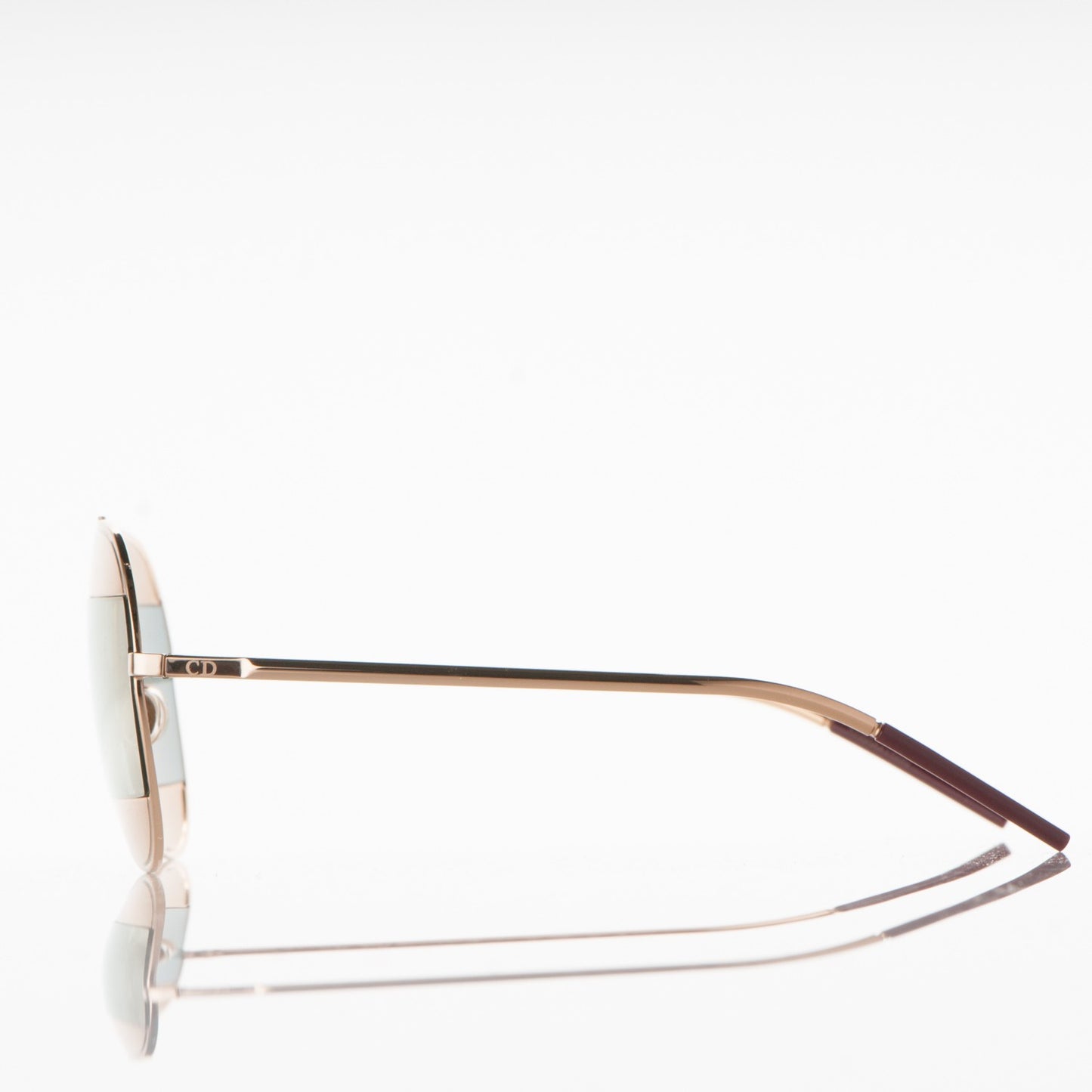 Split 1 Aviator Sunglasses Rose Gold
