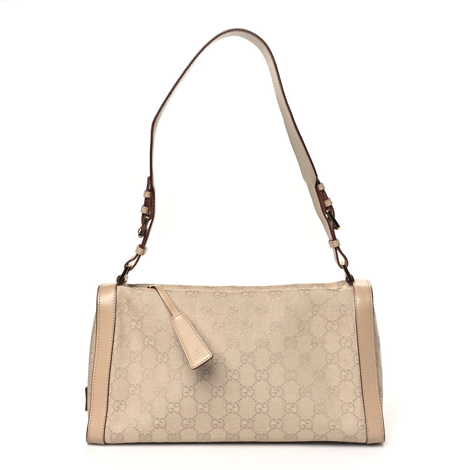 Gucci Monogram Shoulder Bag Beige 1 of 9