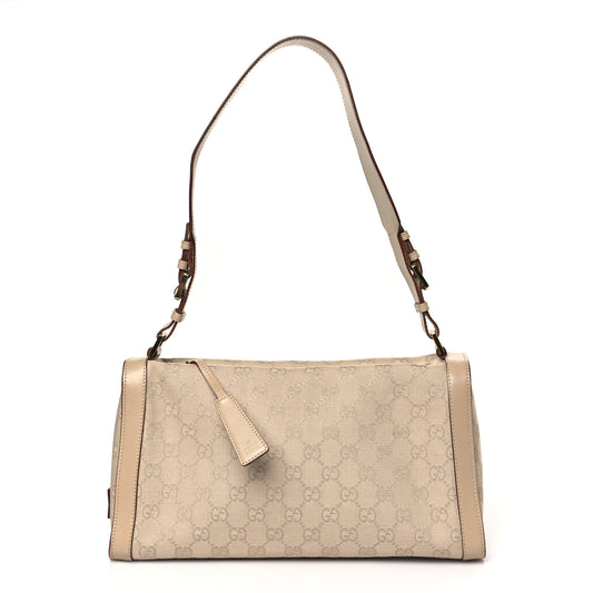 Monogram Shoulder Bag Beige
