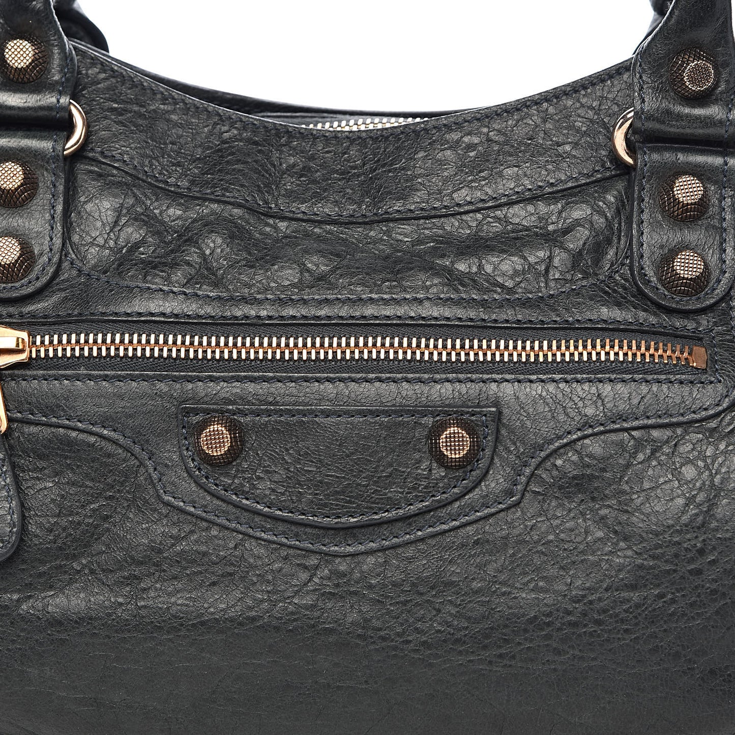 Agneau Giant 12 Rose Gold Hardware First Anthracite