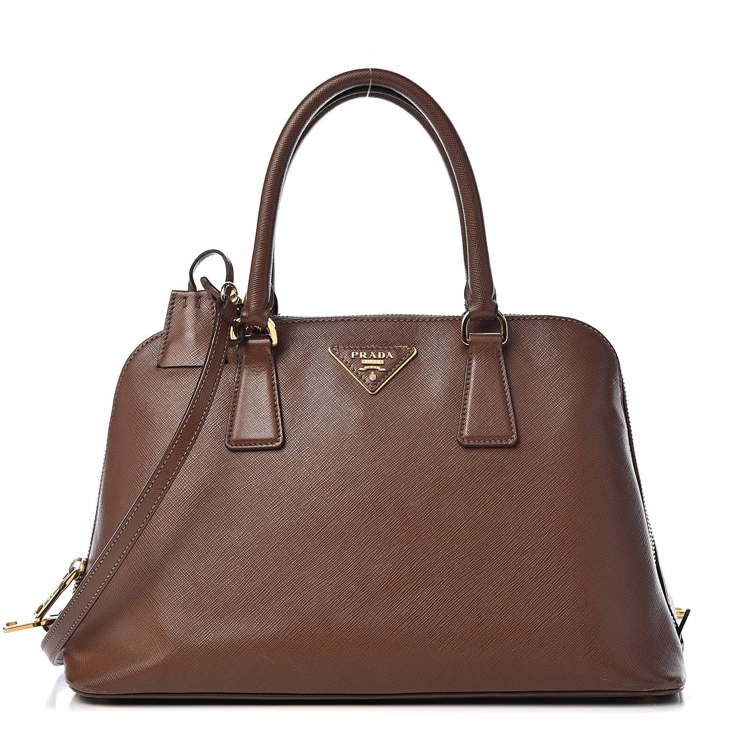 Prada Saffiano Lux Medium Promenade Tote Palissandro 1 of 13