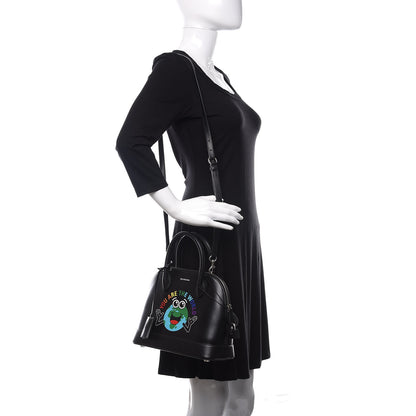 Balenciaga Calfskin You Are The World S Ville Top Handle Bag Black Multicolor 3 of 11