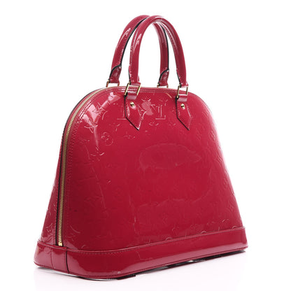 Louis Vuitton Vernis Alma MM Rose Indien 3 of 11