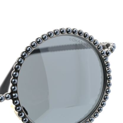 Chanel Pearl Round Sunglasses 71138 Grey 7 of 8