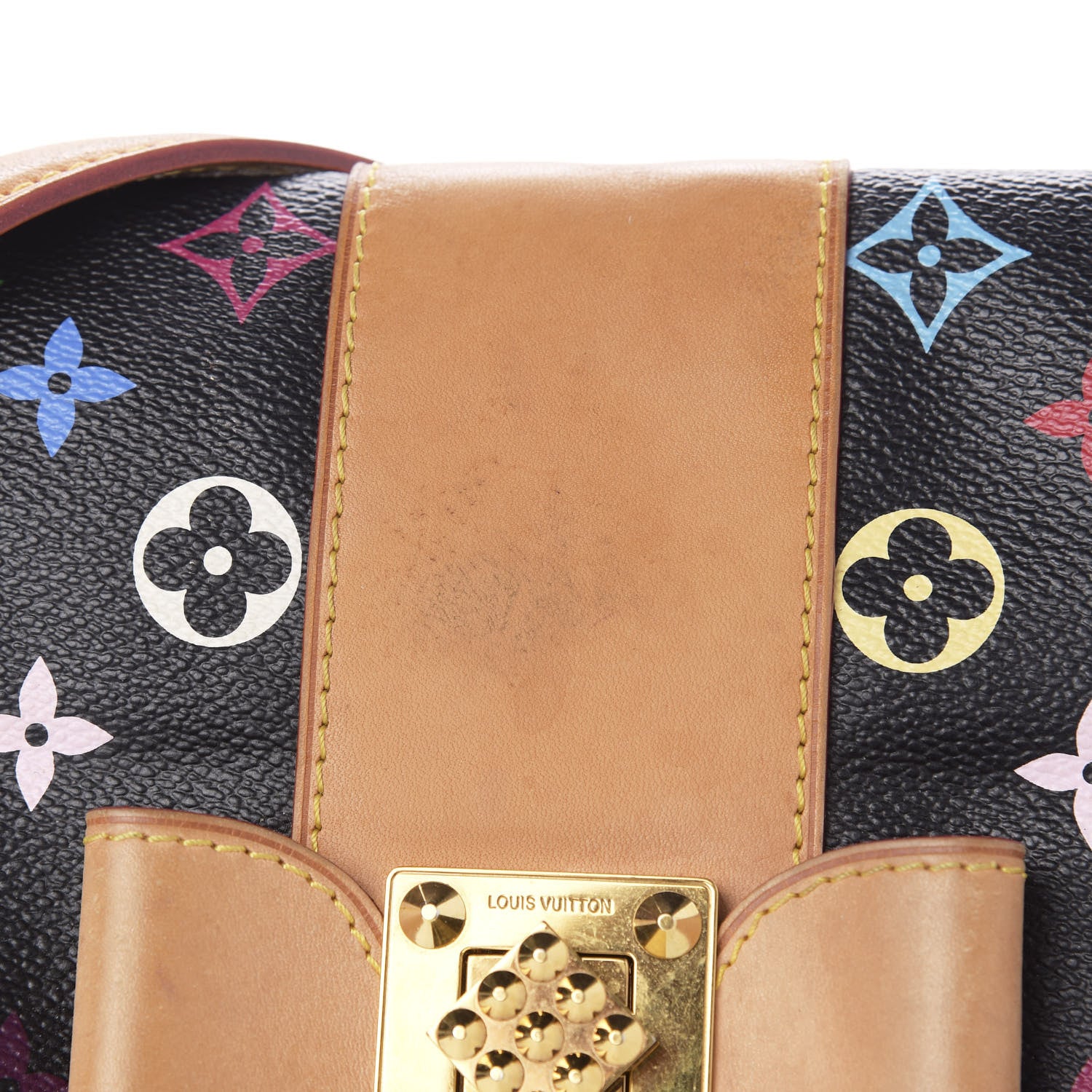 Louis Vuitton Monogram Multicolor Patti Black 9 of 14