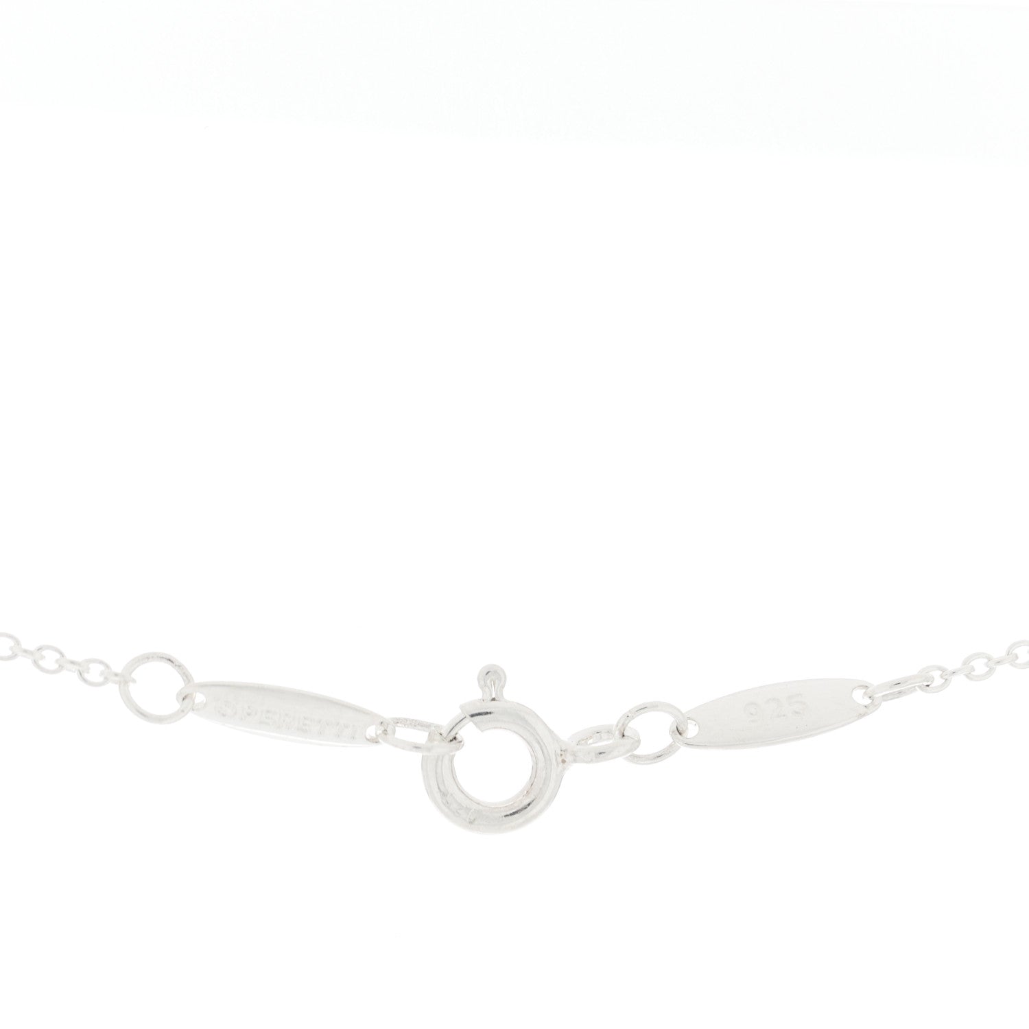 Tiffany Sterling Silver Elsa Peretti Bottle Pendant Necklace 6 of 6