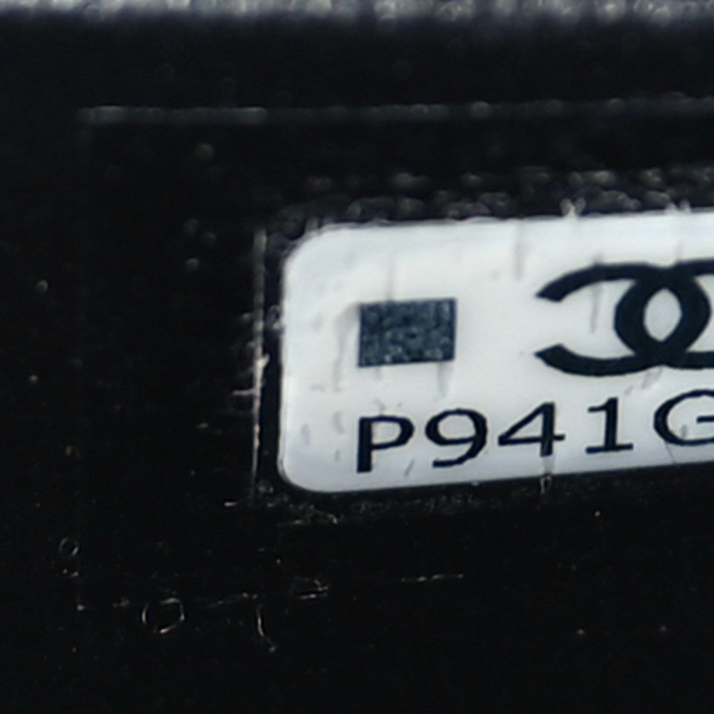 Lambskin Quilted Top Handle Flap Clutch With Chain Black