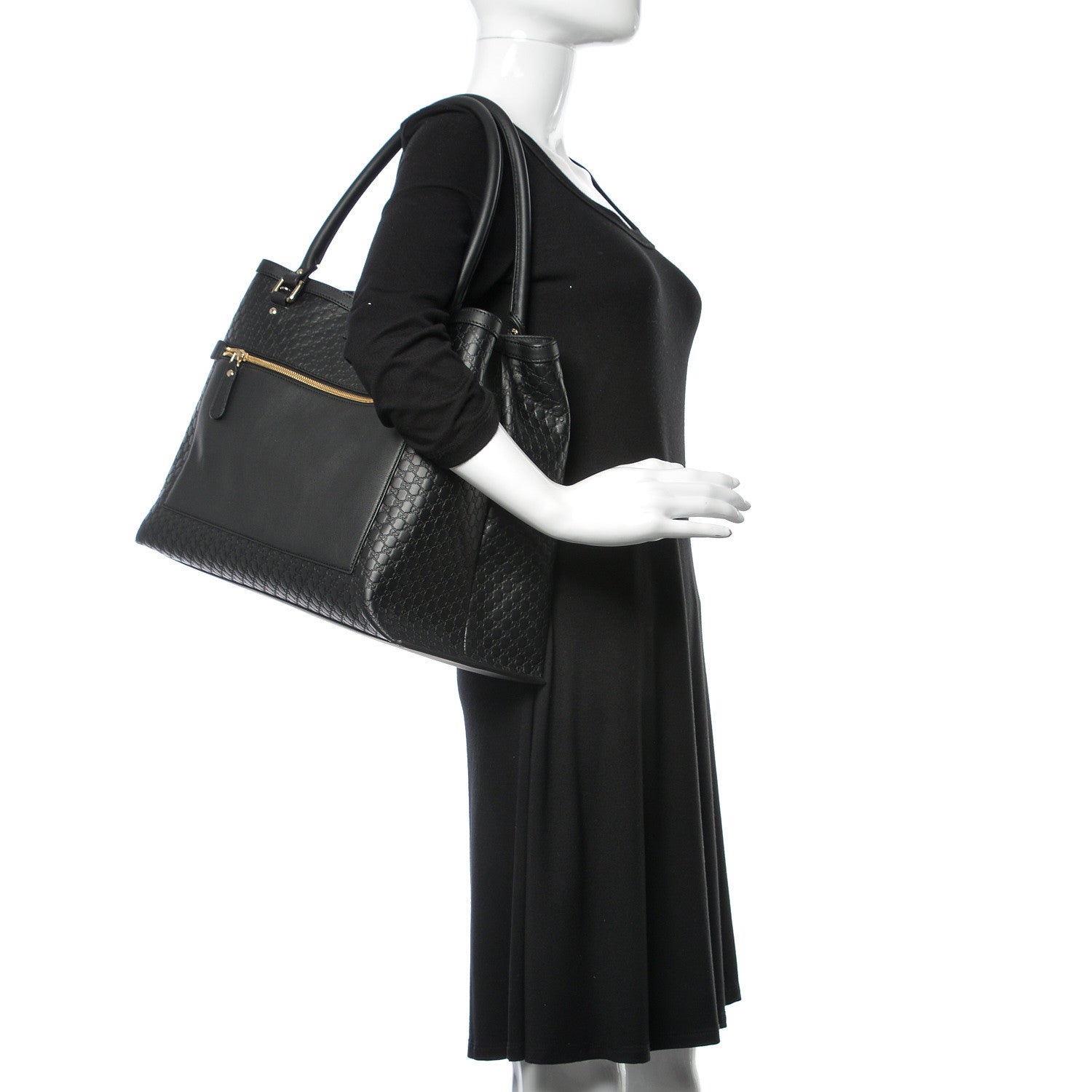 Gucci Soft Microguccissima Large Tote Black 3 of 13