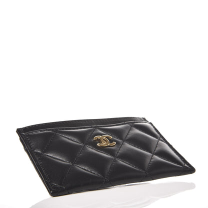 Chanel Lambskin Quilted Card Holder Black 4 of 8