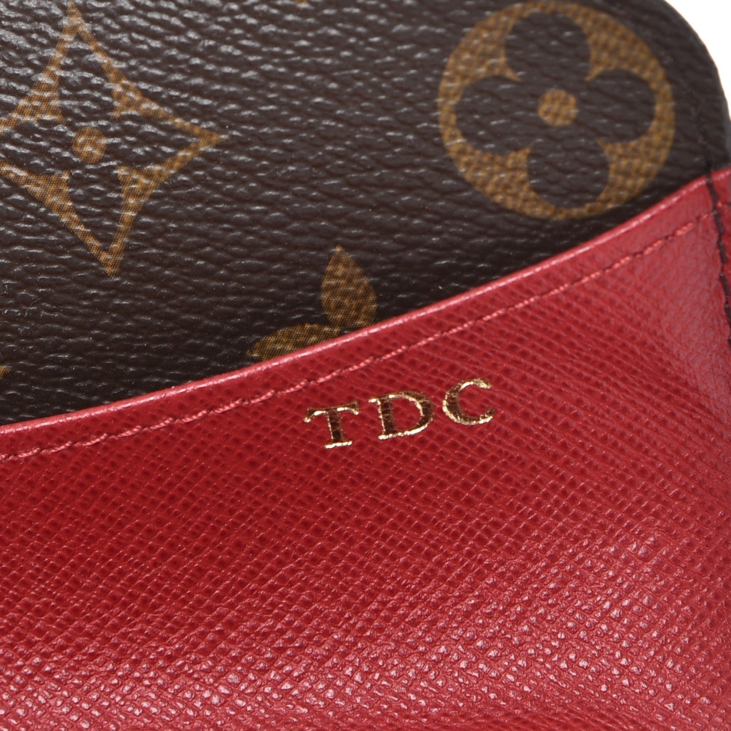 Louis Vuitton Monogram Emilie Wallet Rouge 7 of 10